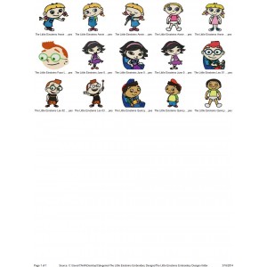Package 15 The Little Einsteins Embroidery Designs
